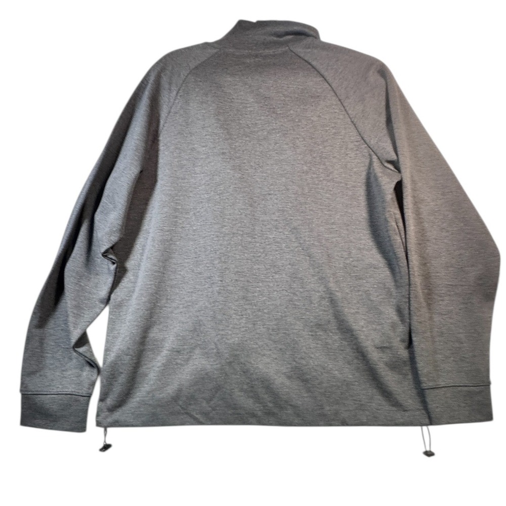 ZARA Men Grey Full Zip Track Jacket Athletic Casual Large travel basic gym - Picture 2 of 6